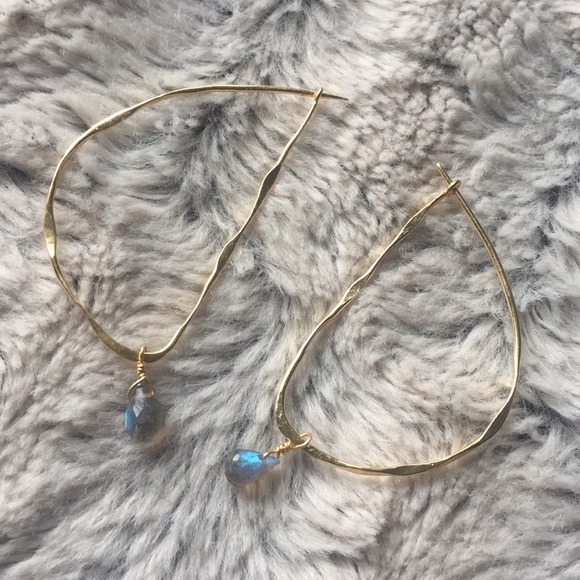 Anthropologie Jewelry - Moonstone Earrings